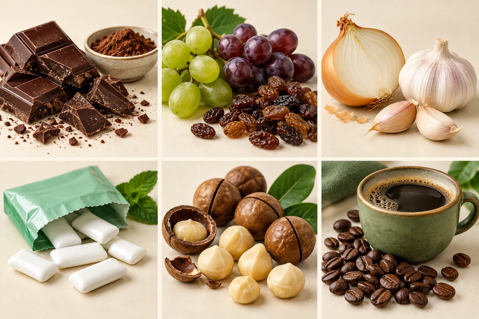 Chocolade als voorbeeld van gevaarlijke voeding voor honden